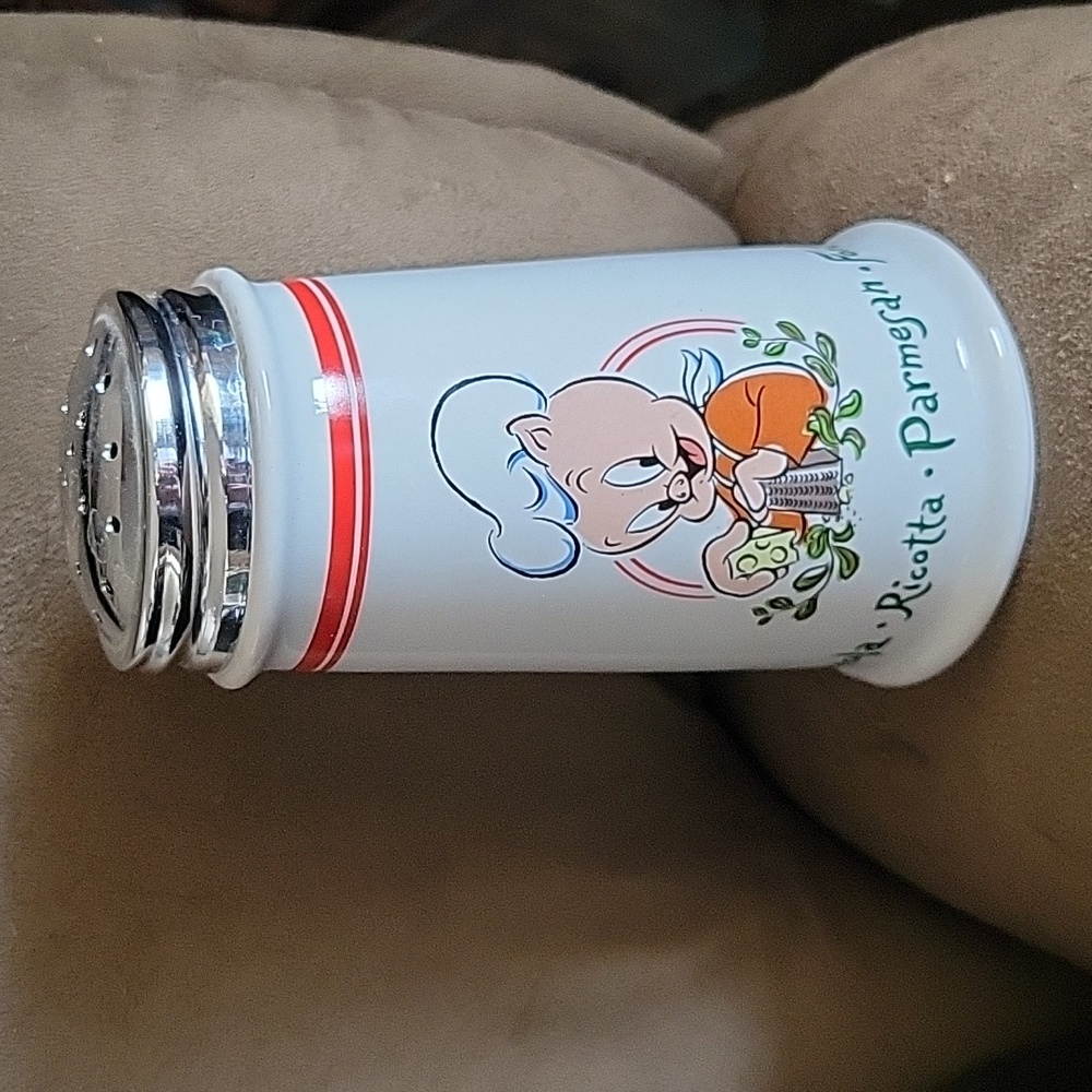 Vintage 1990's Porky Pig Parmesan Cheese Shaker Warner Bros